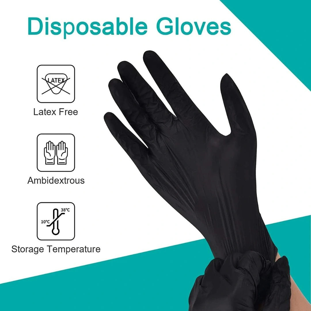 Disposable Non- Slip Anti - Scratch Gloves(50pcs Pack)