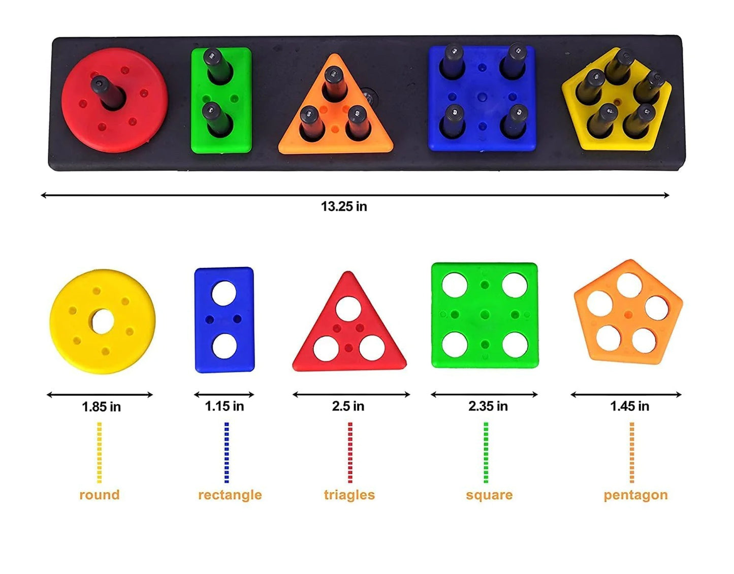 ShapeStacker™ Montessori Learning Blocks