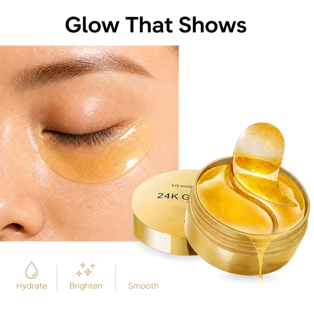24K Gold Eye Mask